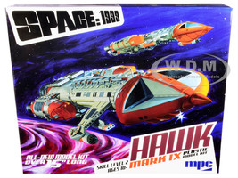 Skill 2 Model Kit Hawk Mark IX Space Fighter Space: 1999 1975-1977 TV Show 1/48 Scale Model MPC MPC947