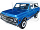 1970 Chevrolet K5 Blazer Medium Blue Metallic White Top 1970 Dealer Ad Truck Limited Edition 1020 pieces Worldwide 1/18 Diecast Model Car ACME A1807704