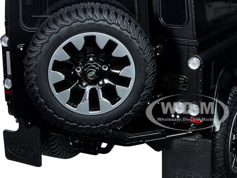 Land Rover Defender 90 Works V8 Matt Black Gloss Black Top 70th