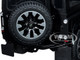 Land Rover Defender 90 Works V8 Matt Black Gloss Black Top 70th Edition 1/18 Diecast Model Car LCD Models LCD18007