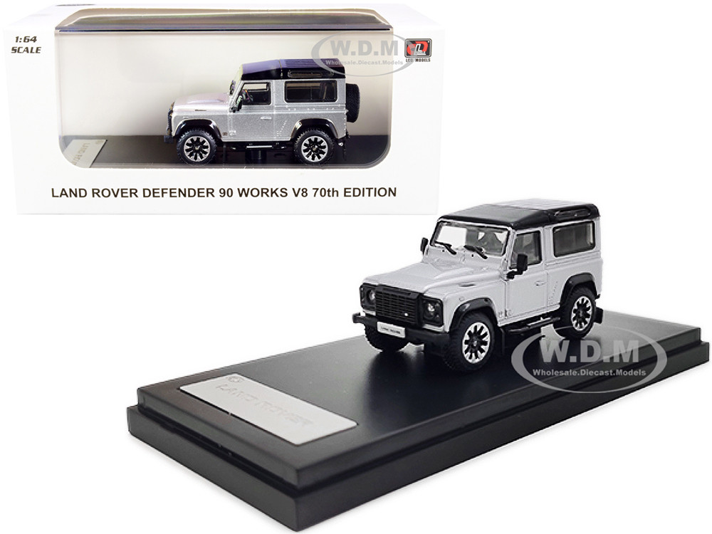 801-228 LCD 1/64 ランドローバー ディフェンダー ブラック LAND ROVER DEFENDER 90 WORKS V8 
