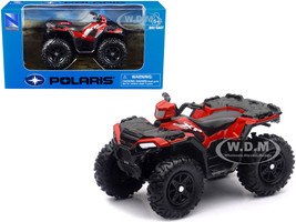 Polaris Sportsman XP1000 Mini ATV Red Black Diecast Model New Ray 07363