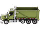 Western Star 49X SBFA OX Bodies Stampede Dump Truck Olive Green Metallic Transport Series 1/50 Diecast Model Diecast Masters 71086