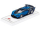 Bugatti Vision Gran Turismo Light Blue Blue Carbon 1/43 Model Car True Scale Miniatures TSM 430532