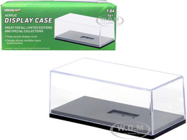 Collectible Acrylic Display Show Case with Black Plastic Base for 1/64 Scale Model Cars Greenlight 55025-2