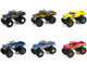 Kings of Crunch Set of 6 Monster Trucks Series 10 1/64 Diecast Model Cars Greenlight 49100