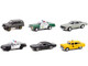 Hollywood Series Set of 6 pieces Release 33 1/64 Diecast Model Cars Greenlight 44930
