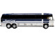 1980 MCI MC-9 Crusader II Intercity Coach Bus New York Express Short Line Bus Company Vintage Bus & Motorcoach Collection 1/87 HO Diecast Model Iconic Replicas 87-0328