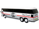 1980 MCI MC-9 Crusader II Intercity Coach Bus Toronto Guelph Ontario Canada Gray Coach Vintage Bus & Motorcoach Collection 1/87 HO Diecast Model Iconic Replicas 87-0330