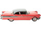 1957 Pontiac Star Chief 4-Door Hardtop Carib Coral Gray Metallic Top Limited Edition 310 pieces Worldwide 1/43 Model Car Goldvarg Collection GC-051B