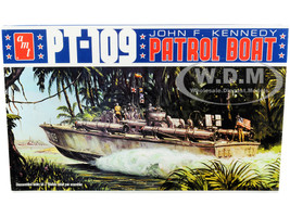 PT-109 John F. Kennedy World War II Patrol Boat 1/64 Scale Model AMT AMT1233