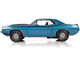 1970 Plymouth AAR Barracuda 340 Six-Pack Blue Fire Metallic Matt Black Hood American Muscle 30th Anniversary 1991-2021 1/18 Diecast Model Car Auto World AMM1225