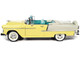 1955 Chevrolet Bel Air Convertible Harvest Gold Yellow India Ivory 1/18 Diecast Model Car Auto World AMM1285