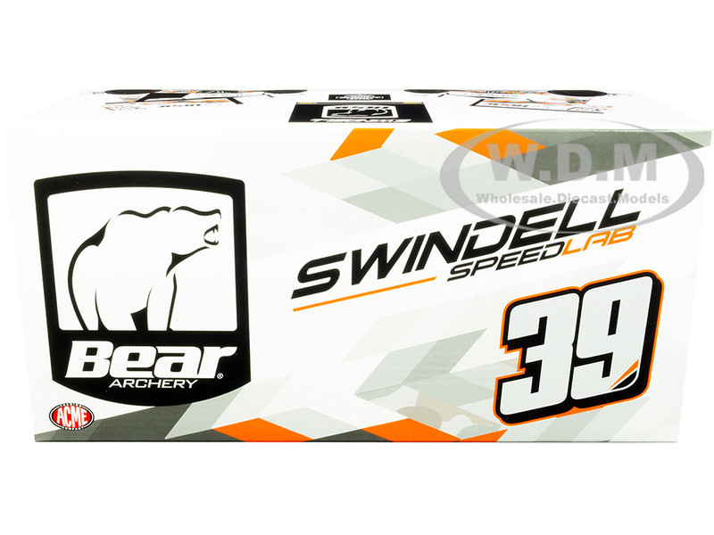 Winged Sprint Car #39 Sammy Swindell Bear Archery Swindell SpeedLab 2021 1/18 Diecast Model Car ACME A1809512