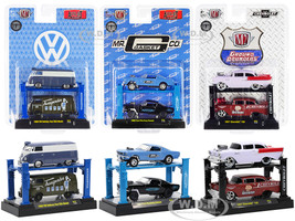 Auto Lifts Set of 6 pieces Series 22 Limited Edition 6050 pieces Worldwide 1/64 Diecast Model Cars M2 Machines 33000-22