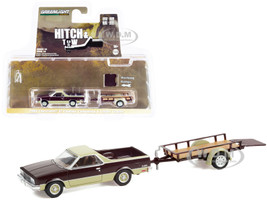 Greenlight Hitch & Tow Indian '77 Pontiac LeMans Safari & Utility Trailer NG58 