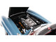 1958 Mercedes 300 SL W198 Roadster Blue 1/18 Diecast Model Car Minichamps 180039035