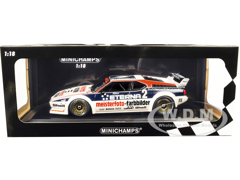 BMW M1 #2 Hans-Joachim Stuck Schnitzer Eterna Meisterphoto Team Winner Deutsche Automobil Rennsport Trophae Zolder 1982 Limited Edition 300 pieces Worldwide 1/18 Diecast Model Car Minichamps 155822902