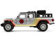 2020 Jeep Gladiator Pickup Truck Silver Colossus Diecast Figurine X-Men Marvel Hollywood Rides Series 1/32 Diecast Model Car Jada 33363