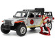 2020 Jeep Gladiator Pickup Truck Silver Colossus Diecast Figurine X-Men Marvel Hollywood Rides Series 1/32 Diecast Model Car Jada 33363