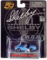 1965 Shelby Cobra 427 S/C #45 Gulf Blue Orange Stripes Shelby American 50 Years 1962-2012 1/64 Diecast Model Car Shelby Collectibles SC715