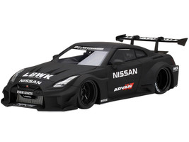 Nissan 35GT-RR Ver. 2 LB-Silhouette WORKS GT RHD Right Hand Drive Matt Black 1/18 Model Car Top Speed TS0356