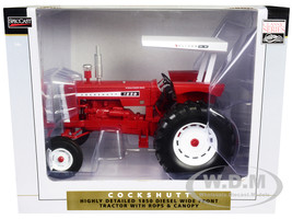 Cockshutt 1850 Diesel Wide Front Tractor ROPS Canopy Red White Top Classic Series 1/16 Diecast Model SpecCast SCT797