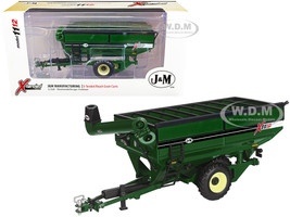 J&M 1112 X-Tended Reach Grain Cart Dual Wheels Green 1/64 Diecast Model SpecCast JMM020