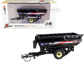 J&M 1112 X-Tended Reach Grain Cart Dual Wheels Blue American Flag Decal Patriotic Farmer Edition 1/64 Diecast Model SpecCast JMM022