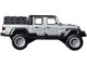 Jeep Gladiator Pickup Truck Accessories Silver Metallic Black Top Fast & Furious Series Diecast Model Car Hot Wheels GRK52