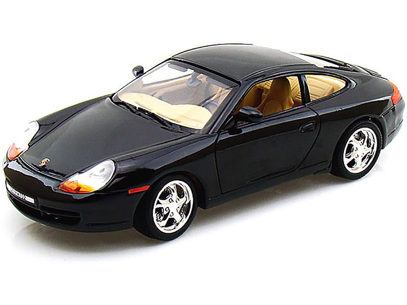 Porsche 911 Carrera Black 1/18 Diecast Model Car Motormax 73101