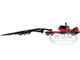 Peterbilt 389 Sleeper Cab Talbert 5553TA Tri-Axle Trailer Black Red 1/64 Diecast Model DCP First Gear 60-1235