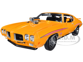 1970 Pontiac GTO Judge Ram Air IV Drag Outlaws Orbit Orange Stripes Limited Edition 864 pieces Worldwide 1/18 Diecast Model Car ACME A1801215