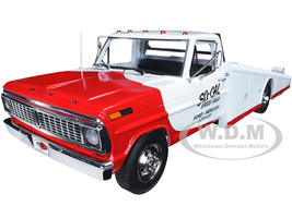 1970 Ford F-350 Ramp Truck Red White So-Cal Speed Shop Limited Edition 976 pieces Worldwide 1/18 Diecast Model Car ACME A1801410
