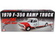 1970 Ford F-350 Ramp Truck Red White So-Cal Speed Shop Limited Edition 976 pieces Worldwide 1/18 Diecast Model Car ACME A1801410