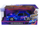 1989 Ford Mustang GT Fox Body Candy Blue with Graphics I Love the 1980's Series 1/24 Diecast Model Car Jada 31379