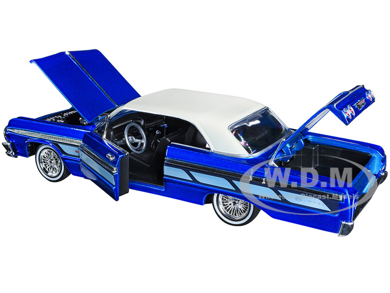 blue lowrider cars