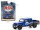 2021 Jeep Gladiator Pickup Truck Tonneau Cover Off-Road Bumpers Blue Black Mopar Blue Collar Collection Series 10 1/64 Diecast Model Car Greenlight 35220 F