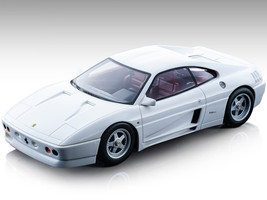 1991 Ferrari 348 Zagato Gloss Avus White Mythos Series Limited Edition 60 pieces Worldwide 1/18 Model Car Tecnomodel TM18-131D