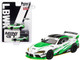 Toyota GR Supra CSR2 LB WORKS RHD Right Hand Drive White Bright Green Black Top Limited Edition 3000 pieces Worldwide 1/64 Diecast Model Car True Scale Miniatures MGT00308