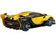 Bugatti Vision Gran Turismo Yellow Carbon Black 1/64 Diecast Model Car True Scale Miniatures MGT00317