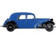 1937 Citroen Traction Dark Blue Black 1/18 Diecast Model Car Solido S1800906