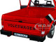 1982 Volkswagen MK1 Pickup Truck Custom Red Metallic with Stripes 1/18 Diecast Model Car Solido S1803508