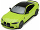 2020 BMW M4 G82 Coupe Sao Paulo Yellow Carbon Top Limited Edition 1600 pieces Worldwide 1/18 Model Car GT Spirit GT298
