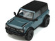 2021 Ford Bronco First Edition 2 Doors Area 51 Blue Black Top Limited Edition 999 pieces Worldwide 1/18 Model Car GT Spirit GT359