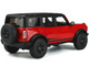 2021 Ford Bronco Wildtrak 4 Doors Red Black Top Limited Edition 999 pieces Worldwide 1/18 Model Car GT Spirit GT360