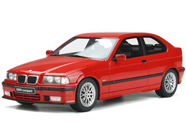 1998 BMW E36 Compact 318I Red Limited Edition 2000 pieces Worldwide 1/18 Model Car Otto Mobile OT372