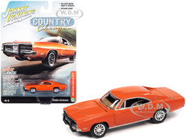 1969 Dodge Charger R/T Orange Country Charger 1/64 Diecast Model Car Johnny Lightning JLSP206
