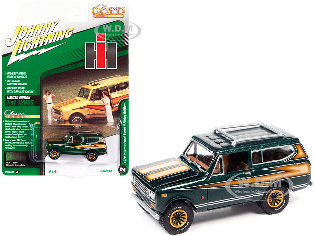 1979 International Scout II Midas Edition Emerald Green Metallic with  Graphics Classic Gold Collection Series Limited
