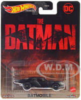 Batmobile Matt Black The Batman 2022 Movie DC Comics Diecast Model Car Hot Wheels GRL75